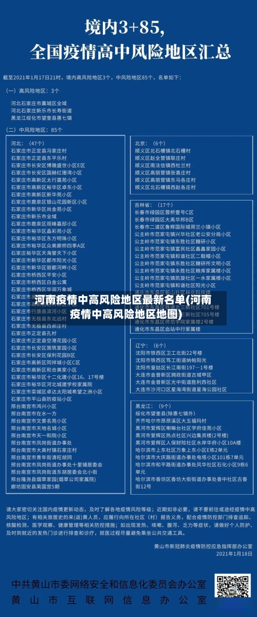 河南疫情中高风险地区最新名单(河南疫情中高风险地区地图)