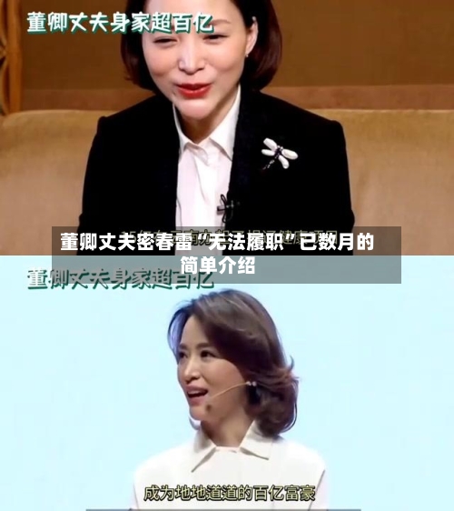 董卿丈夫密春雷“无法履职	”已数月的简单介绍-第2张图片