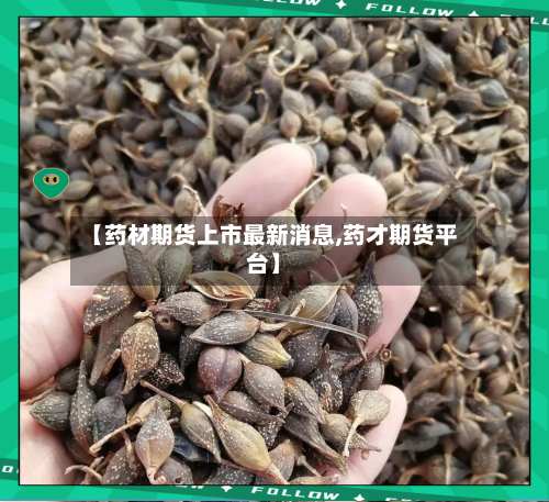 【药材期货上市最新消息,药才期货平台】-第2张图片