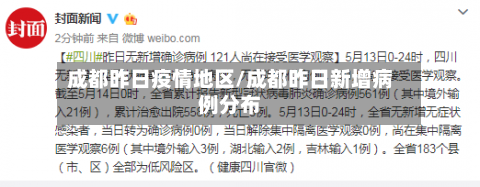 成都昨日疫情地区/成都昨日新增病例分布-第3张图片