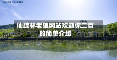 仙踪林老狼网站欢迎你二百的简单介绍