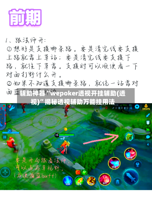 辅助神器“wepoker透视开挂辅助(透视)”揭秘透视辅助万能挂用法-第2张图片