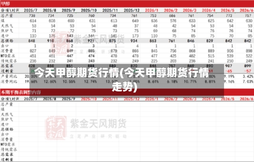 今天甲醇期货行情(今天甲醇期货行情走势)-第2张图片