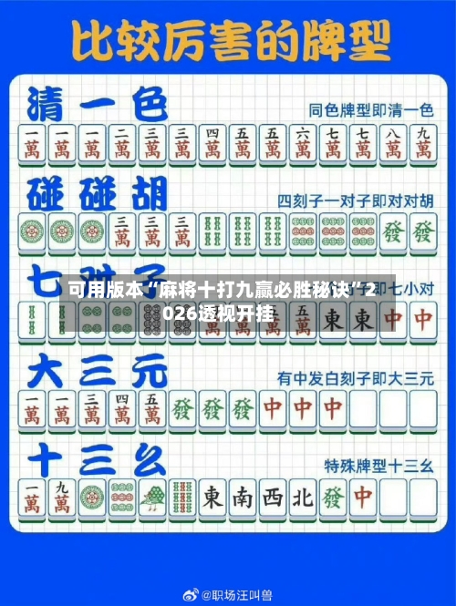 可用版本“麻将十打九赢必胜秘诀”2026透视开挂-第2张图片