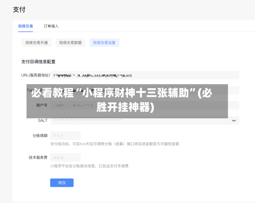 必看教程“小程序财神十三张辅助	”(必胜开挂神器)-第2张图片