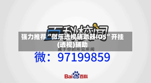 强力推荐“微乐透视辅助器IOS	”开挂(透视)辅助-第2张图片