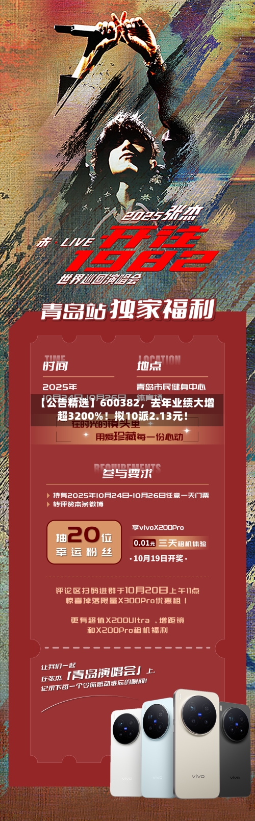 【公告精选】600382，去年业绩大增超3200%！拟10派2.13元！-第2张图片