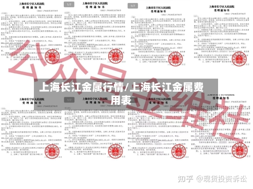 上海长江金属行情/上海长江金属费用表