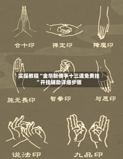 实操教程“金华新佛手十三道免费挂”开挂辅助详细步骤-第2张图片