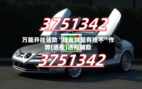 万能开挂辅助“牌友联盟有挂不”作弊(透视)透视辅助