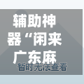 辅助神器“闲来广东麻将开挂插件”开挂(透视)辅助神器-第2张图片
