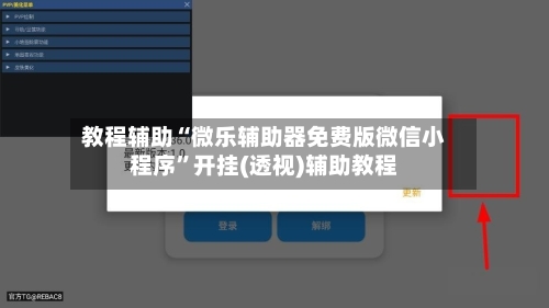 教程辅助“微乐辅助器免费版微信小程序”开挂(透视)辅助教程-第3张图片
