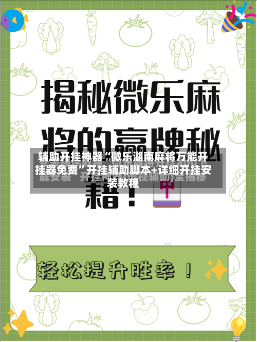 辅助开挂神器“微乐湖南麻将万能开挂器免费”开挂辅助脚本+详细开挂安装教程