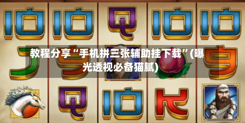 教程分享“手机拼三张辅助挂下载”(曝光透视必备猫腻)-第3张图片