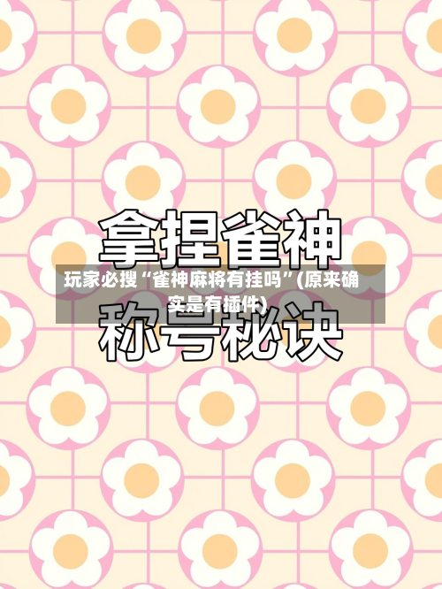 玩家必搜“雀神麻将有挂吗”(原来确实是有插件)