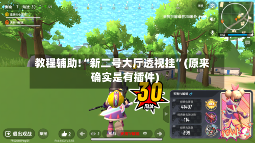 教程辅助!“新二号大厅透视挂”(原来确实是有插件)