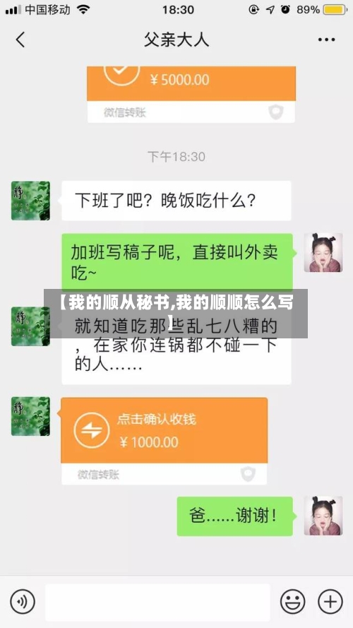 【我的顺从秘书,我的顺顺怎么写】