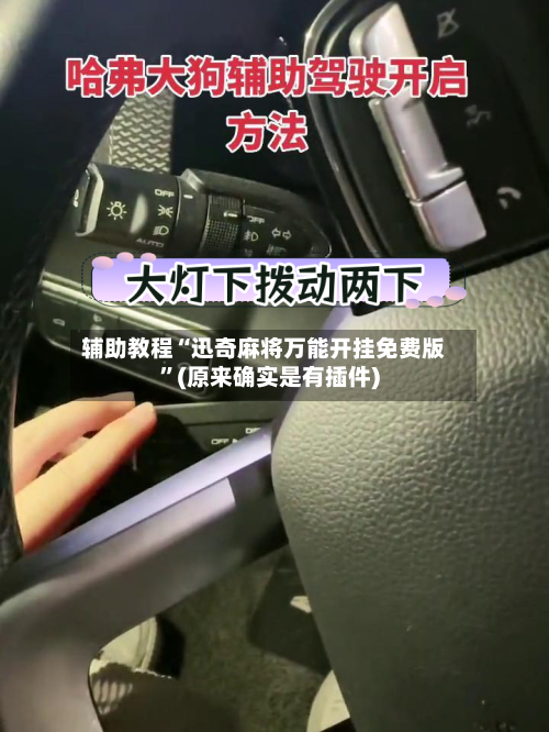 辅助教程“迅奇麻将万能开挂免费版”(原来确实是有插件)