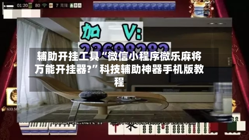 辅助开挂工具“微信小程序微乐麻将万能开挂器?”科技辅助神器手机版教程-第2张图片