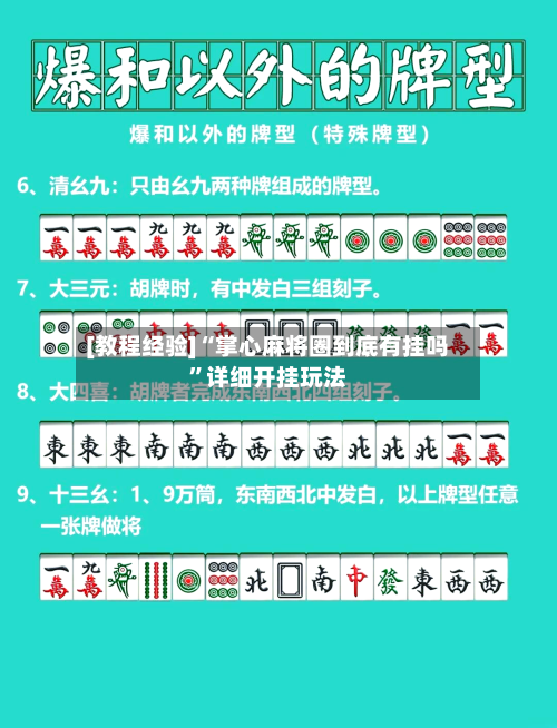 [教程经验]“掌心麻将圈到底有挂吗”详细开挂玩法-第2张图片