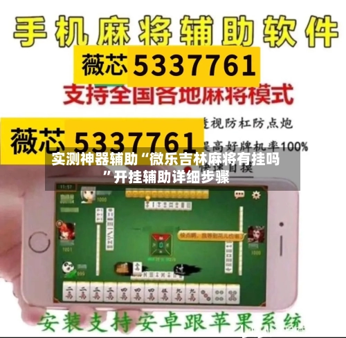 实测神器辅助“微乐吉林麻将有挂吗”开挂辅助详细步骤-第3张图片