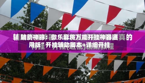 辅助神器：微乐麻将万能开挂神器通用版”开挂辅助脚本+详细开挂