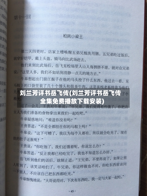 刘兰芳评书岳飞传(刘兰芳评书岳飞传全集免费播放下载安装)