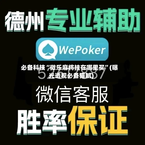 必备科技“微乐麻将挂在哪里买”(曝光透视必备猫腻)-第2张图片