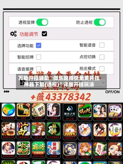 万能开挂辅助“微乐跑得快免费开挂神器下载(透视)”详细开挂玩法-第3张图片