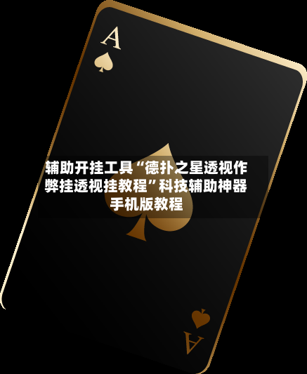 辅助开挂工具“德扑之星透视作弊挂透视挂教程”科技辅助神器手机版教程-第3张图片