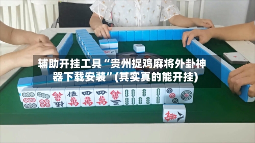 辅助开挂工具“贵州捉鸡麻将外卦神器下载安装”(其实真的能开挂)