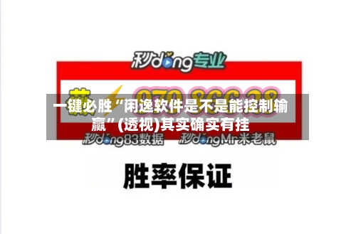 一键必胜“闲逸软件是不是能控制输赢	”(透视)其实确实有挂-第3张图片