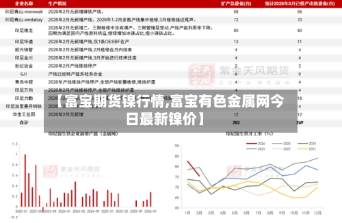 【富宝期货镍行情,富宝有色金属网今日最新镍价】