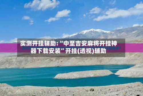 实测开挂辅助:“中至吉安麻将开挂神器下载安装”开挂(透视)辅助-第2张图片