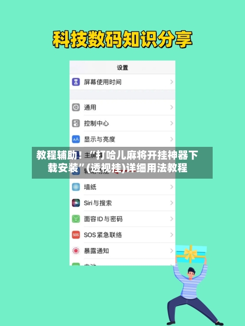 教程辅助！“打哈儿麻将开挂神器下载安装”(透视挂)详细用法教程-第2张图片