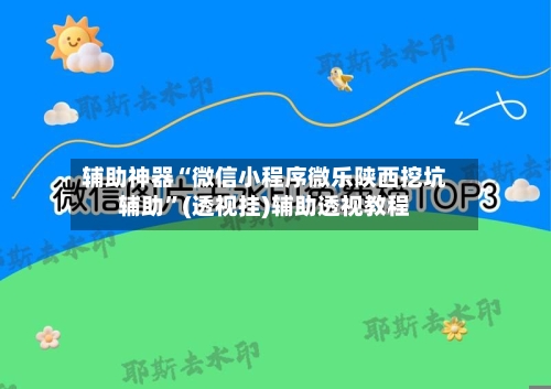 辅助神器“微信小程序微乐陕西挖坑辅助”(透视挂)辅助透视教程-第3张图片