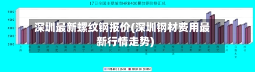 深圳最新螺纹钢报价(深圳钢材费用最新行情走势)-第3张图片