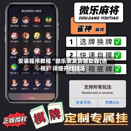 安装程序教程“微乐亲友房辅助器(透视)”详细开挂玩法