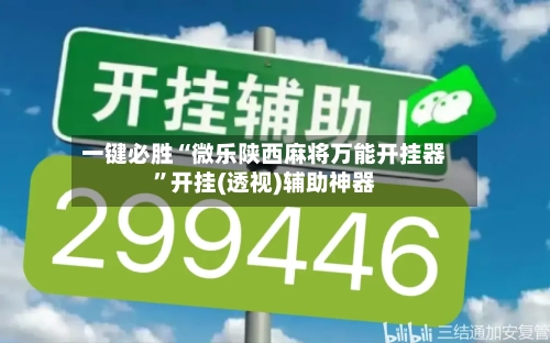 一键必胜“微乐陕西麻将万能开挂器”开挂(透视)辅助神器-第2张图片