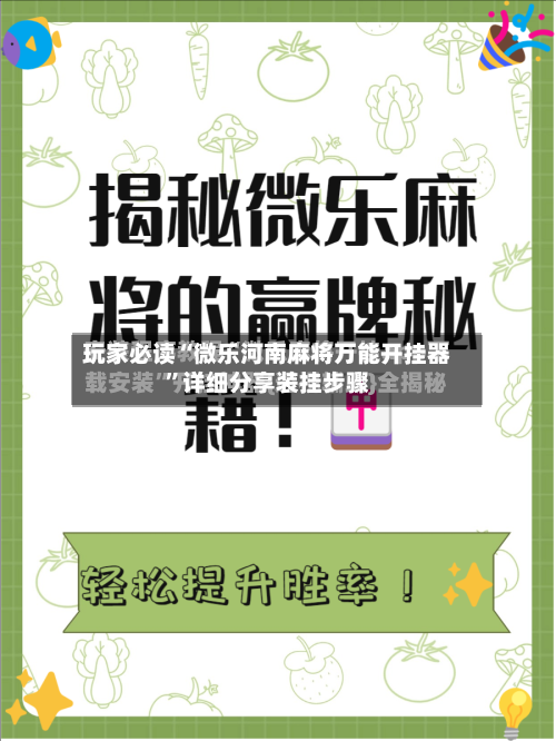 玩家必读“微乐河南麻将万能开挂器	”详细分享装挂步骤-第2张图片