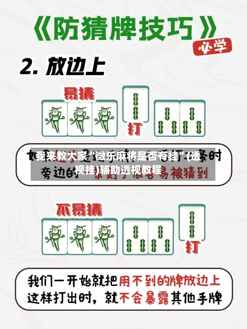 我来教大家“微乐麻将是否有挂”(透视挂)辅助透视教程-第2张图片