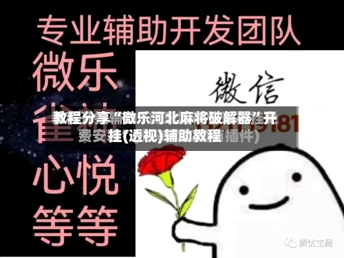 教程分享“微乐河北麻将破解器	”开挂(透视)辅助教程-第2张图片