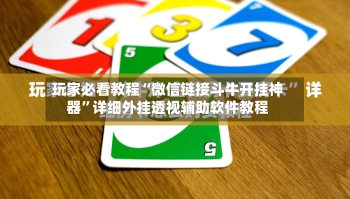 玩家必看教程“微信链接斗牛开挂神器”详细外挂透视辅助软件教程-第3张图片