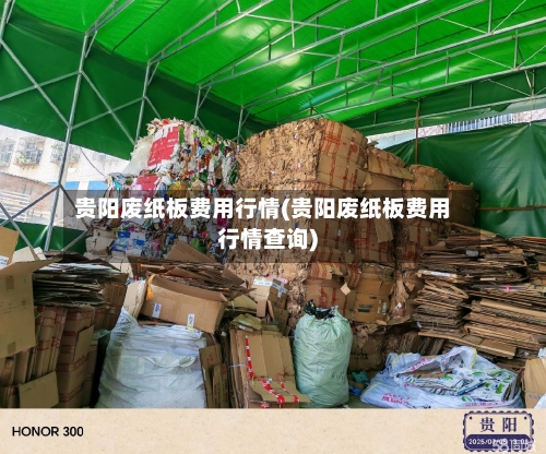 贵阳废纸板费用行情(贵阳废纸板费用行情查询)-第3张图片