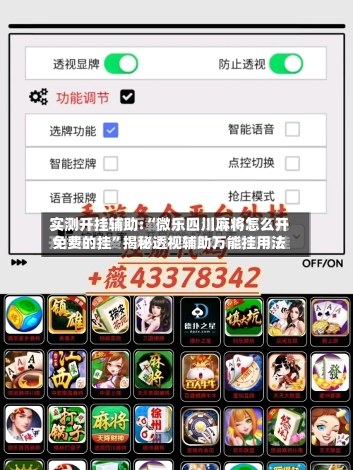 实测开挂辅助:“微乐四川麻将怎么开免费的挂	”揭秘透视辅助万能挂用法-第2张图片