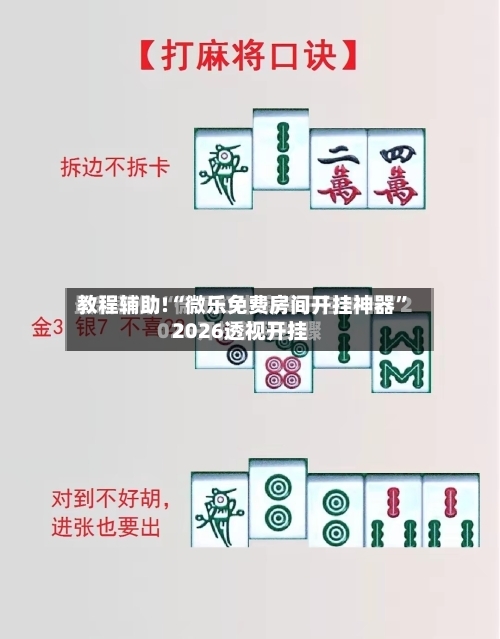 教程辅助!“微乐免费房间开挂神器”2026透视开挂