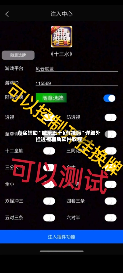 真实辅助“微乐五十k有挂吗”详细外挂透视辅助软件教程-第2张图片