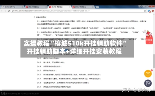 实操教程“榕城510k开挂辅助软件”开挂辅助脚本+详细开挂安装教程-第3张图片