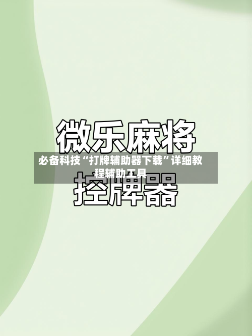 必备科技“打牌辅助器下载”详细教程辅助工具-第3张图片