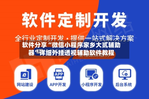 软件分享“微信小程序家乡大贰辅助器”详细外挂透视辅助软件教程